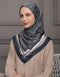 CARYS SQUARE SCARF (ANCHOR GREY)